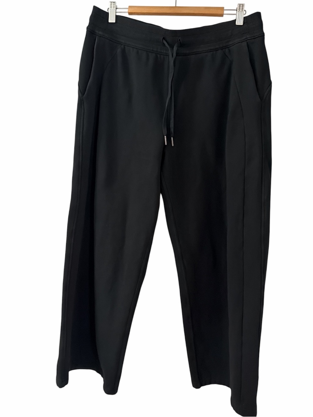 Lululemon Slate Black Drawstring Casual Wide-leg Pants
